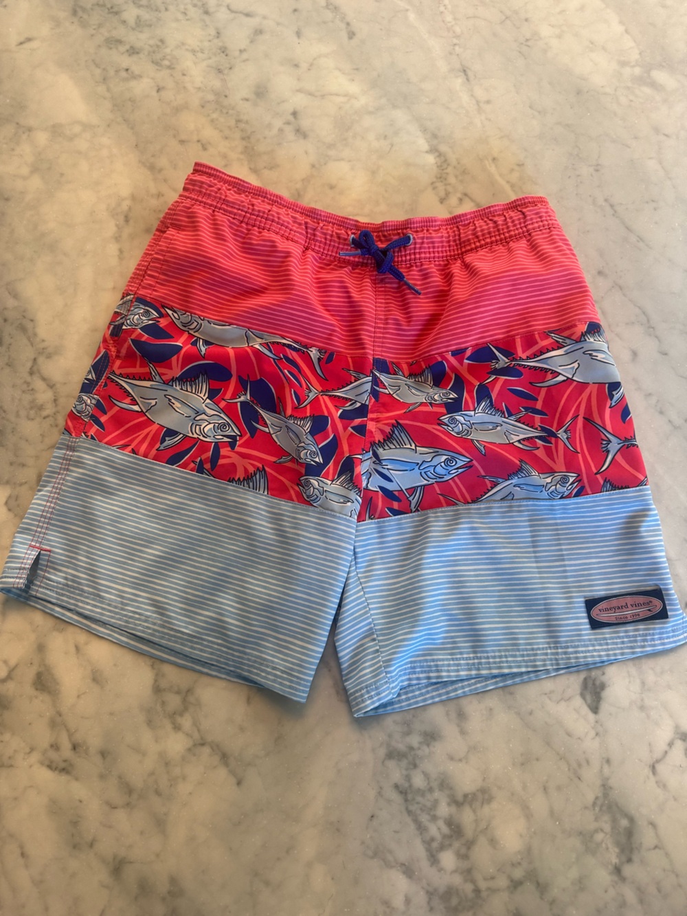 Boys Youth Medium Vineyard Vines Swim Trunks bathing suit